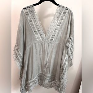 Mint green beach tunic